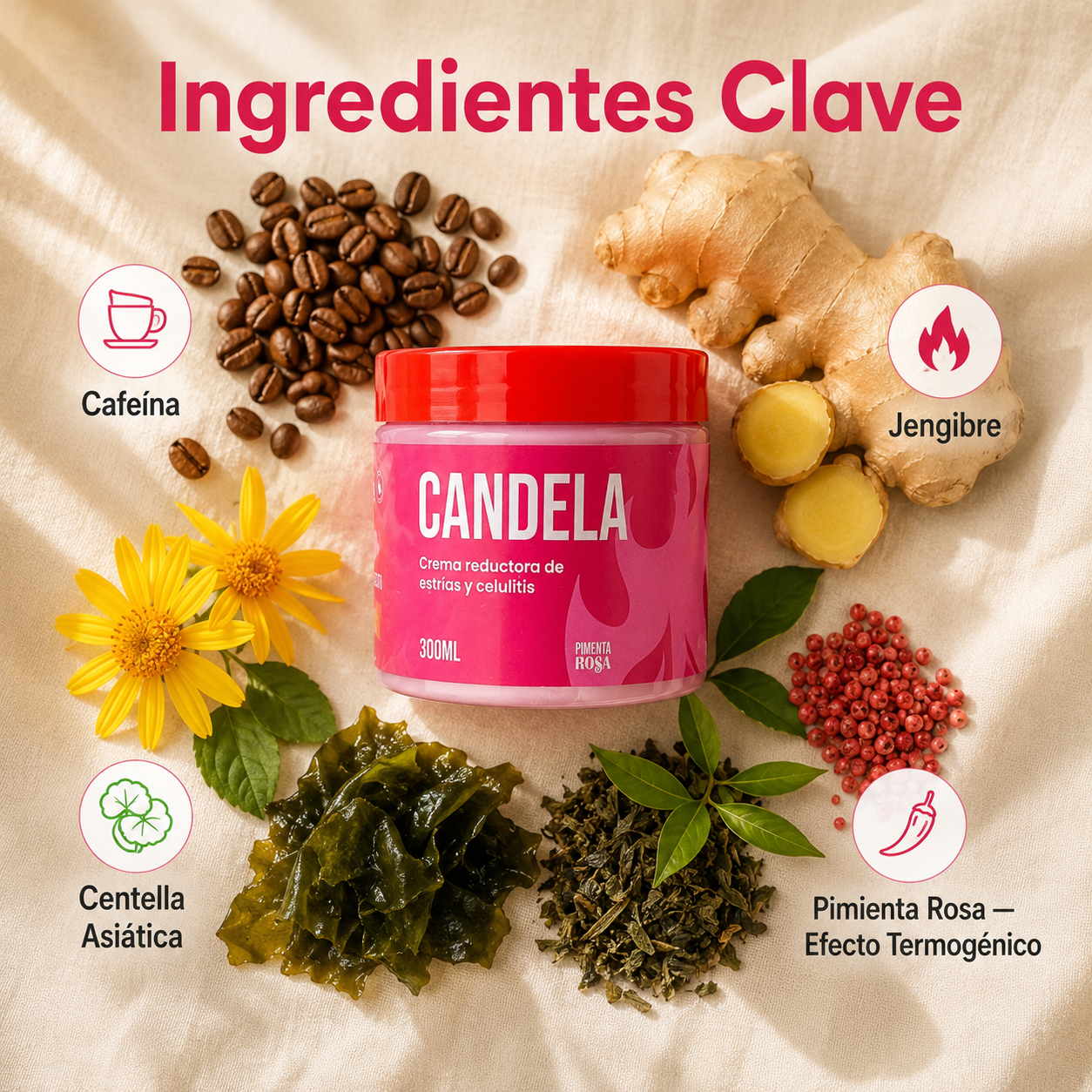 Ingredientes activos CANDELA